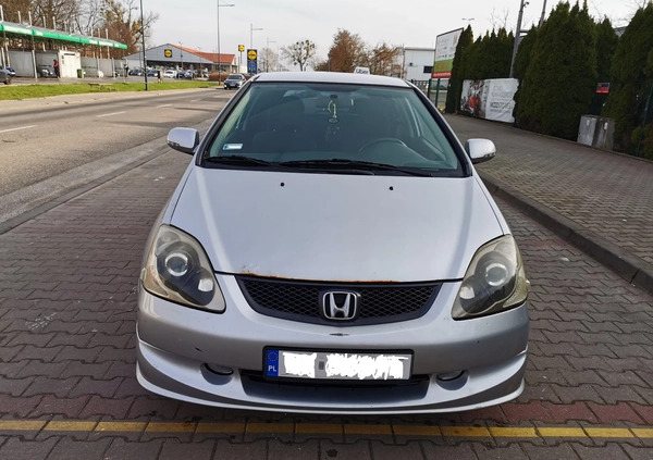 Honda Civic cena 6990 przebieg: 257000, rok produkcji 2005 z Warszawa małe 67